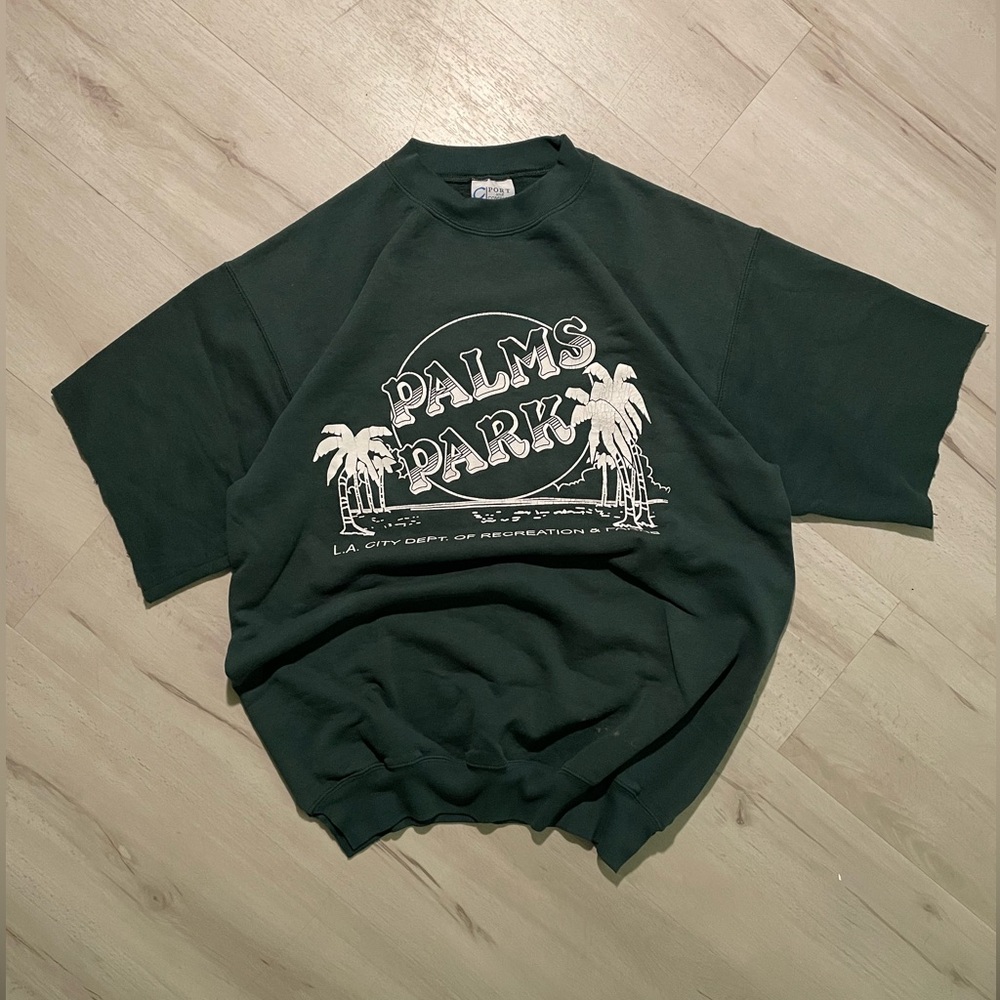 Vintage Short Sleeve Palms Park LA Crewneck Sweatshirt